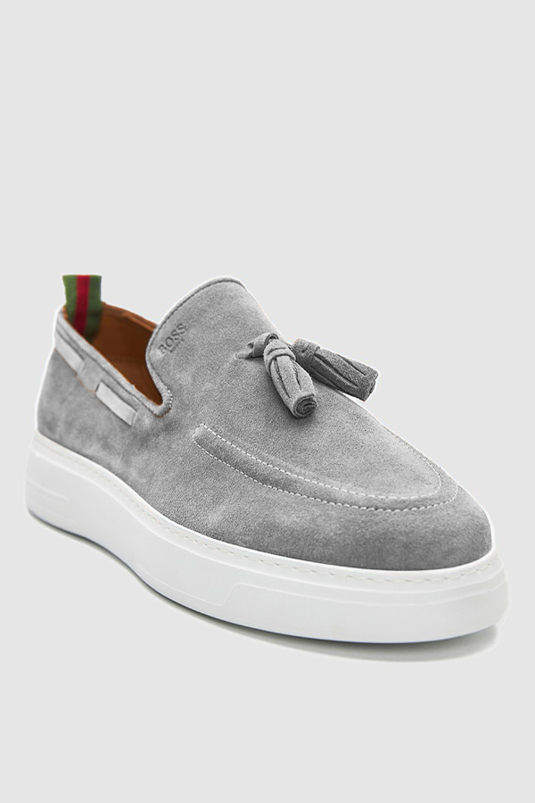 ΠΑΠΟΥΤΣΙΑ BOSS SHOES - GRAY 939 SUEDE